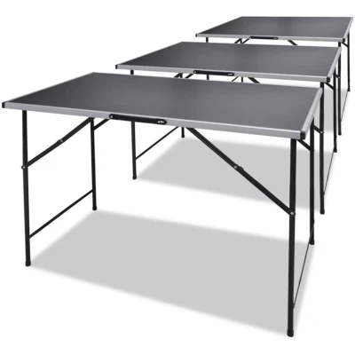 Image of vidaXL Pasting Tables 3 pcs Foldable