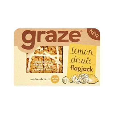 Image of Graze Lemon Drizzle Flapjack 53g Pack of 2