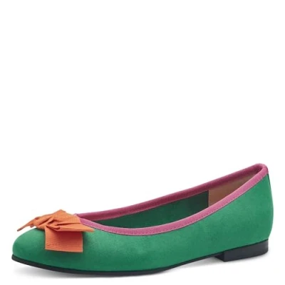Image of MARCO TOZZI Women&#039;s Damen Ballerinas 2 22195 42 Ballet Flat, Leaf Green, 6 UK