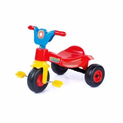 Image of Dolu Trike 3 Wheeled Red Blue and Yellow Ride On for Kids Aged 2 to 5