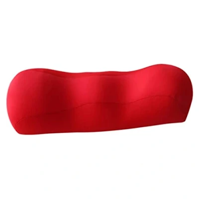 Image of Leg Pillow for Sleeping Hip Pain,Memory Foam Knee Side,Back Sleepers, Support Cushion Pillow, Red