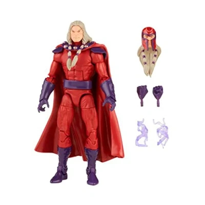 Image of Marvel Hasbro Legends Series 15 cm Scale Action Figure Toy Magneto, Premium Design, 1 Figure, and 5 Accessories
