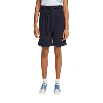Image of ESPRIT Women&#039;s 992ee1c301 Shorts, 400/Navy, 32 UK