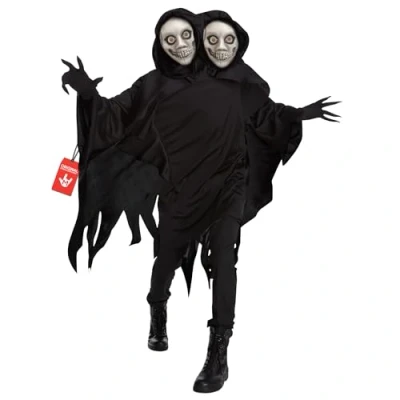 Image of Morph Ghost Costume Adult Men, Halloween Adult, Mens face Costume, L