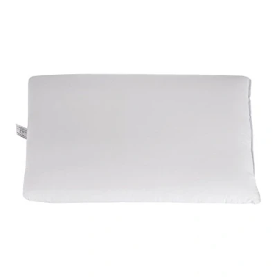 Image of HOMESCAPES Natural Aloe Vera Goose Feather and Down Pillow 100% Cotton Extra Fill for Side Sleepers, 48 x 74 cm (19″ 29″) UK Standard Size RDS Certified.