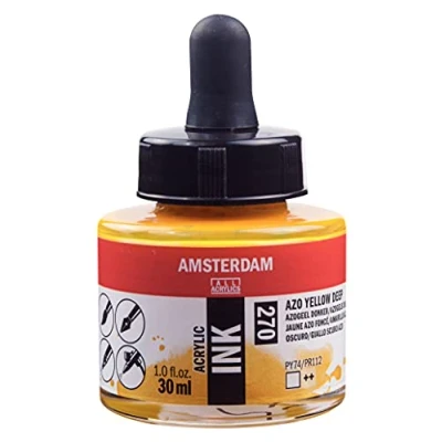 Image of Amsterdam ACRYLC INK YELLO DEEP