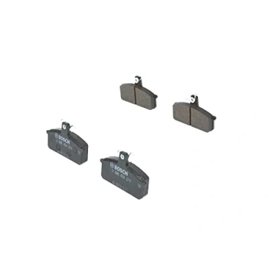Image of 00000A00154, 00000A00906, 00000A01225 Brake pad set BOSCH 0 986 424 274 Low Metallic with anti squeak plate SUZUKI: Samurai Off Road Convertible