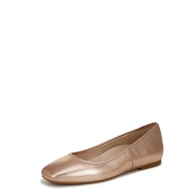 Image of Vionic Women&#039;s Ballet Flat Orinda 2 Shoes with Arch Support Pink UK 4.5 Wide Fit