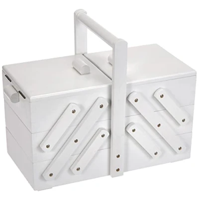 Image of Prym 612580 Sewing Box Wooden M White