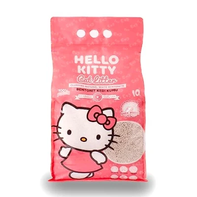 Image of HELLO KITTY Bentonite Baby Powder Cat Litter (10L (Pack of 1))