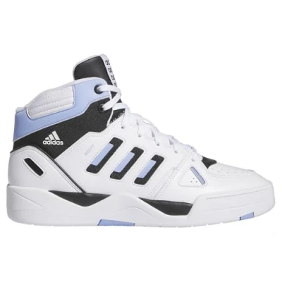 Image of adidas Men&#039;s MIDCITY MID Shoes Basketball, Cloud White/Blue Spark/core Black, 4 UK