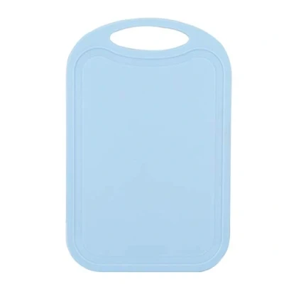 Image of WFZ17 Cutting Board Nonslip Plastic Food Fruit Chopping Block Mat Kitchen Cook Supply Light Blue