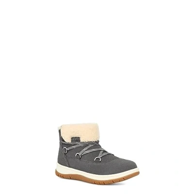 Image of UGG Women&#039;s Lakesider Heritage Lace Classic Boot, Charcoal, 4 UK