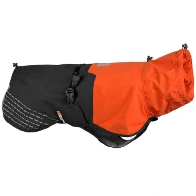 Image of Non stop dogwear Fjord Raincoat, Black/Orange 50