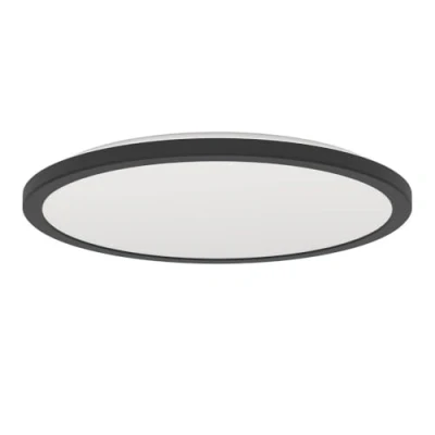 Image of EGLO connect LED ceiling lamp Rovito Z, black, Ø 39 cm