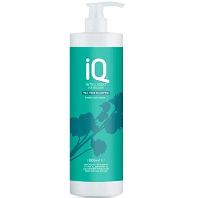 Image of IQ Intelligent Haircare Tea Tree Shampoo 1000ml (Improved Formula), White
