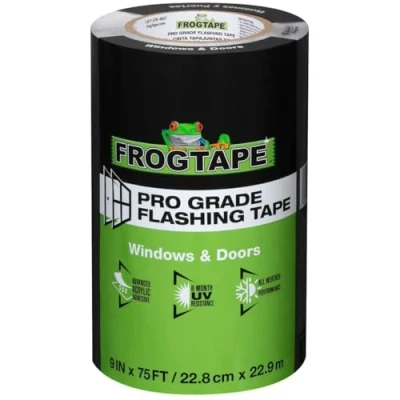 Image of Frog Tape Pro Grade Flashing for Windows &amp; Doors All Weather UV Resistant with Advanced Acrylic Adhesive 228mm x 22.9m