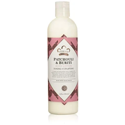 Image of Nubian Heritage Body Lotion with Shea Butter and Rose Hips PATCHOULI &amp; BURITI,13 fl oz