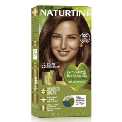 Image of Naturtint Permanent Hair Colour, 5GC Deep Cinnamon Chestnut, Plant Enriched, Ammonia Free, Long Lasting Grey Coverage and Radiant Nourishment Protection