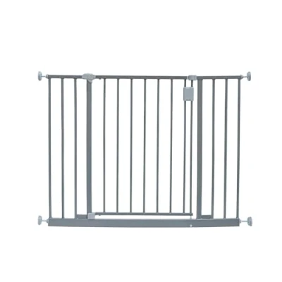 Image of Safetots Extra Wide Hallway Gate, 97cm 103cm, Matt Grey,Pressure Fit Baby Safety Barrier for Hallways and Spaces, Easy Installation