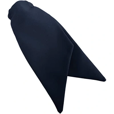 Image of Great British Tie Club Ladies Clip On Cravat (Navy Blue)