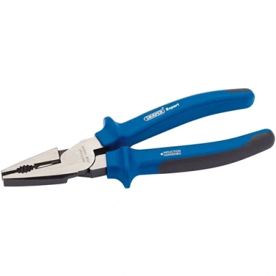 Image of Draper Heavy Duty Soft Grip High Leverage Combination Pliers, 200mm