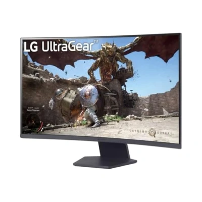 Image of LG 32GS60QC B Ultragear Monitor, 32 inch QHD, 2560 x 1440, VA Panel, 16:9, HDMI, 1ms, 180Hz, FreeSync, Universal Connectivity, Grayish Purple Color
