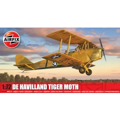 Image of Airfix A02106A de Havilland Tiger Moth Plastic Model Making Kit