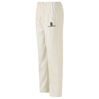 Image of Surridge Sports Kids Cricket Pants White, Small