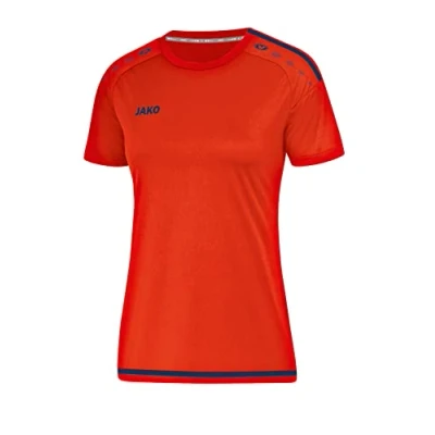 Image of JAKO Women&#039;s Striker 2.0 Ka jersey, flame/navy, 38