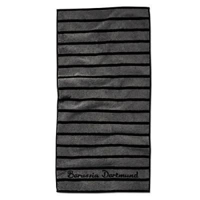 Image of Borussia Dortmund, Shower towel, black grey,