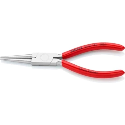 Image of Knipex Long Nose Pliers chrome plated, plastic coated 160 mm 30 33