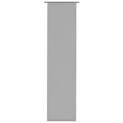 Image of GARDINIA Panel Curtain (1 Piece), Sliding, Opaque, Grey Entry Fabric, 60 x 245 cm (WxH)