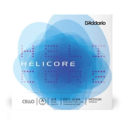 Image of D&#039;Addario Helicore 4/4 Scale Medium Tension Single A String for Cello