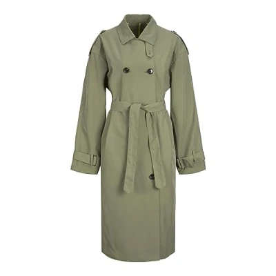 Image of JACK &amp; JONES Women&#039;s Jxchoice OTW Sn Trench Coat, Four Leaf Clover, L