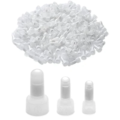 Image of 400 PCS Nylon Insulation Wire Crimp Terminals,Wire Caps, Closed End Connectors