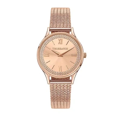 Image of Trussardi T Star Women&#039;s Watch, Only time, 3H, Analog 34mm, silver, bracelet