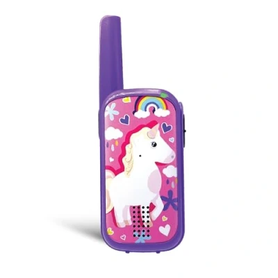 Image of Groov e Cuties Children&#039;s Walkie Talkies Unicorn Pink and Purple Kid&#039;s Talkie with 500m Range, Clear Sound, LED Indicator, Call Ring, Battery Operated