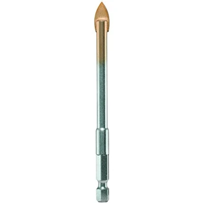 Image of Alpen 28900500100 Tungsten Carbide Glass Hex Drill Bits, Grey, 5 mm