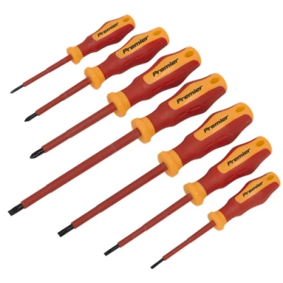 Image of Sealey Premier Screwdriver Set 7pc VDE Approved