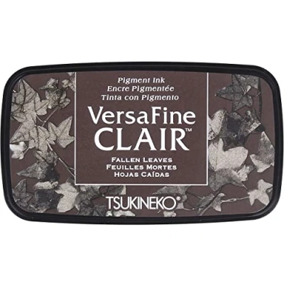 Image of Tsukineko Fallen Leaves Versafine Clair Ink Pad, Synthetic Material, Brown, 5.6 x 9.7 2.3 cm
