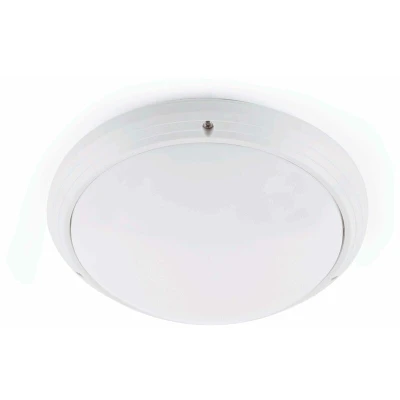 Image of Dakron 1 Light Outdoor Ceiling White IP65, E27