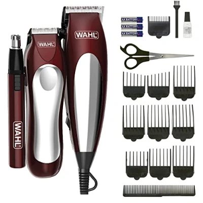 Image of Wahl Hair Clipper &amp; Trimmer Complete Grooming Set, Gift Corded Head Shaver, Beard Trimmers Men, Stubble Trimmer, Personal Trimming, Male Set