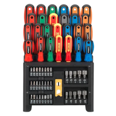 Image of Siegen Screwdriver, Bit &amp; Nut Driver Set 61pc