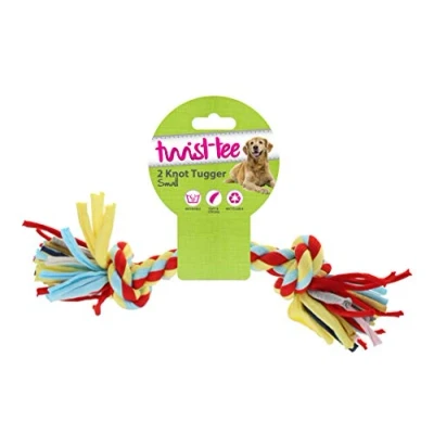 Image of Nuts For Knots Twist Tee&quot;&quot; 2 Knot Cotton Dog Tugger, Large&quot;