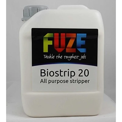 Image of Biostrip 20 Paint Stripper 2.5 litres, Remover. Water Based Product to effortlessly Remove and Varnish from Wood, Brick, Concrete, Metal, uPVC, Glass etc