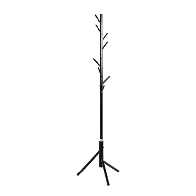 Image of HAKU Mobel Hall Tree White, Metal Size: H 173 cm X Ø 48 cm, Style: Traditional