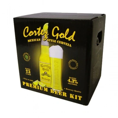 Image of Bulldog Home brew kit Cortez Gold, Mexican Cerveza by