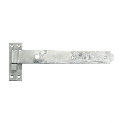 Image of 2x TIMCO Pair of Straight Band &amp; Hook on Plates Hot Dipped Galvanised HBS250G