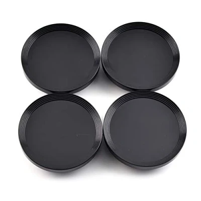 Image of RhinoTuning 4pcs Car Wheel Covers ID 66mm OD 55.4mm Hub Cap Centre Caps for 3B7601171 5G0601171 Touareg Passat